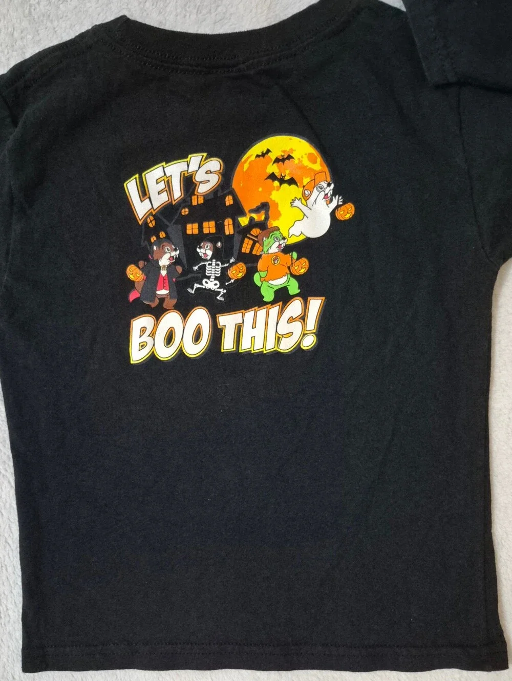Buc-ee's Kids Halloween Shirts Lot Matching Sibling Set 2T Youth S Youth M